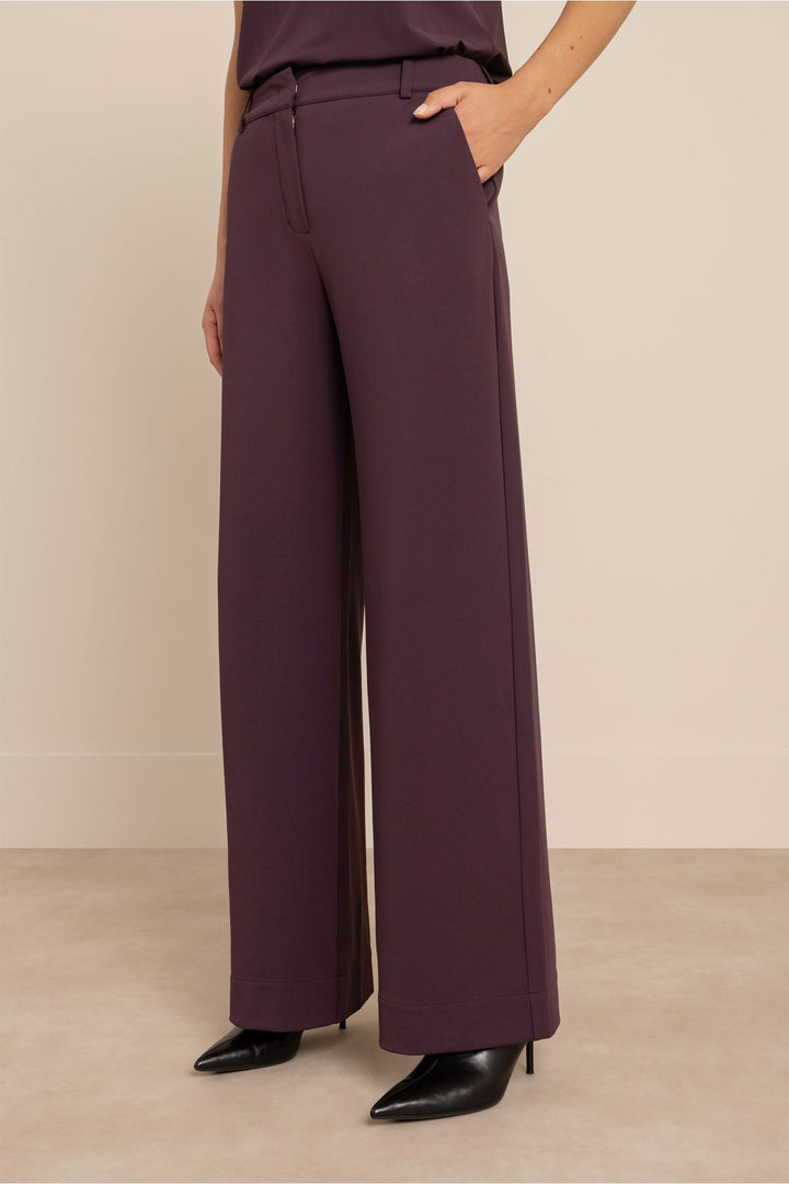 Studio Anneloes 14250 Luz lange broek dames aubergine