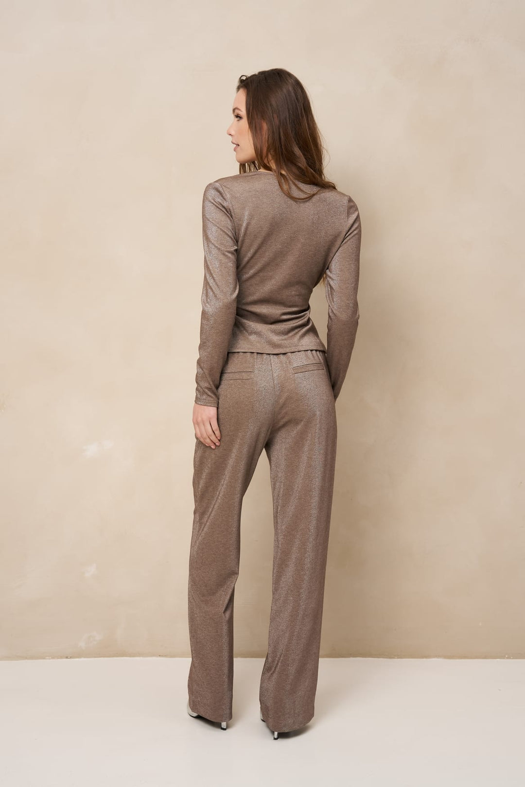 Lofty Manner RJ06 - Top Jori - Wrap taupe