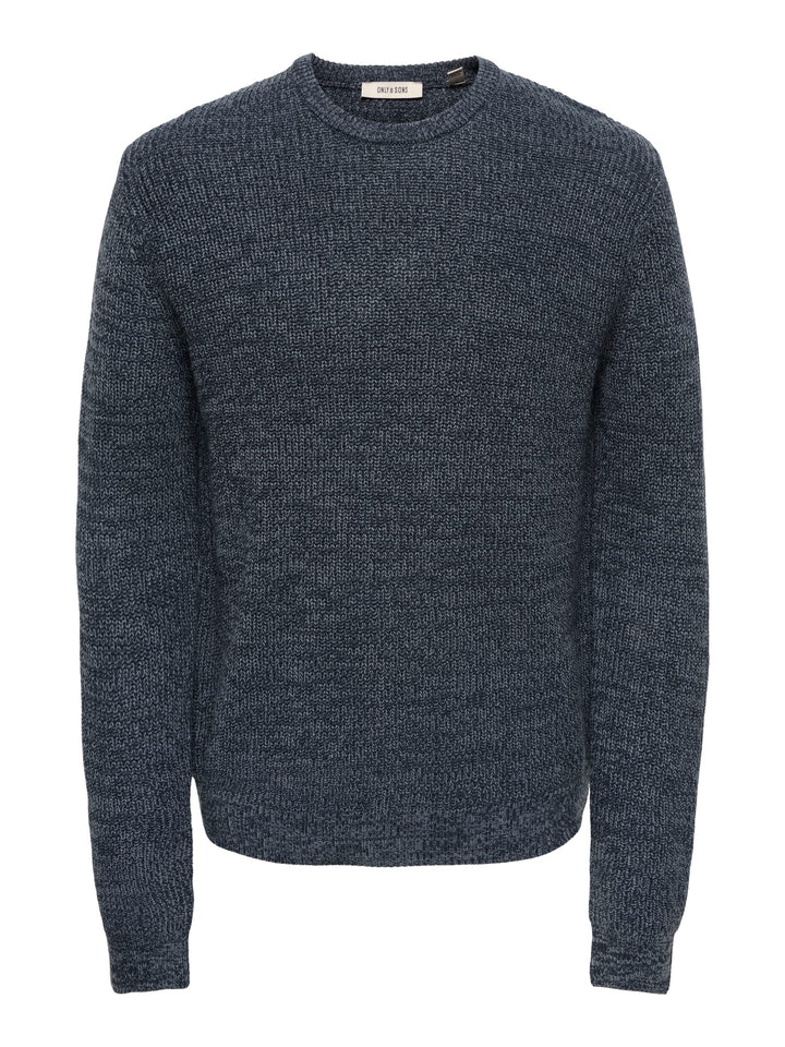 ONLY &amp; SONS 22039894 Jonas trui heren blauw melee
