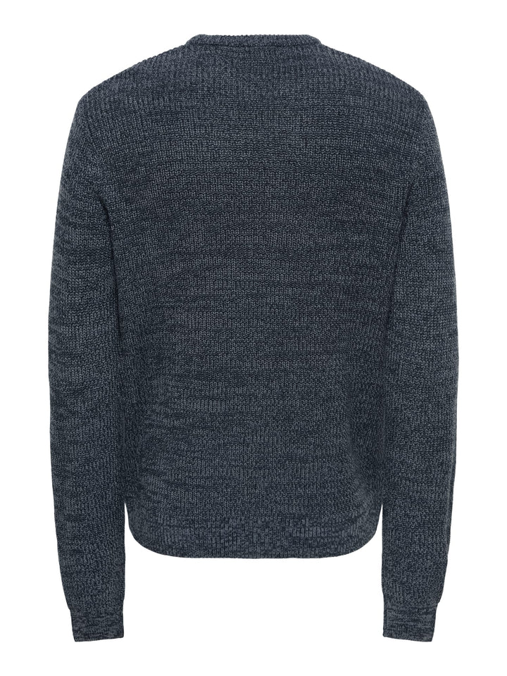 ONLY &amp; SONS 22039894 Jonas trui heren blauw melee