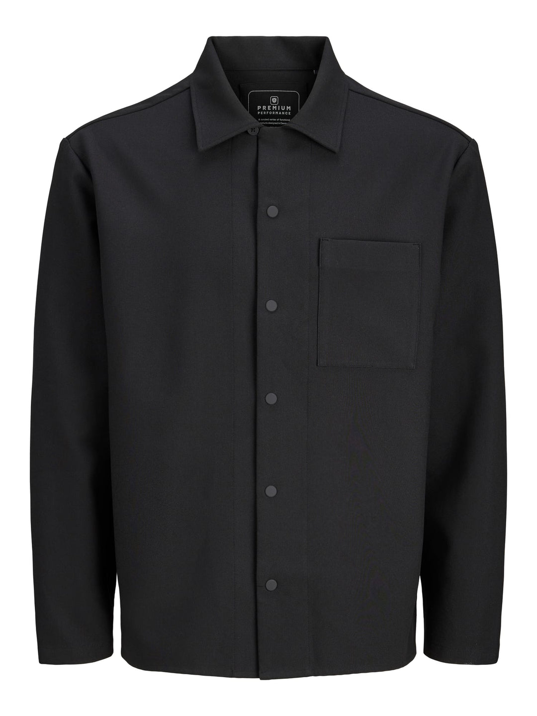 Jack &amp; Jones 12301146 Blazane overhemd l/m zwart – heren