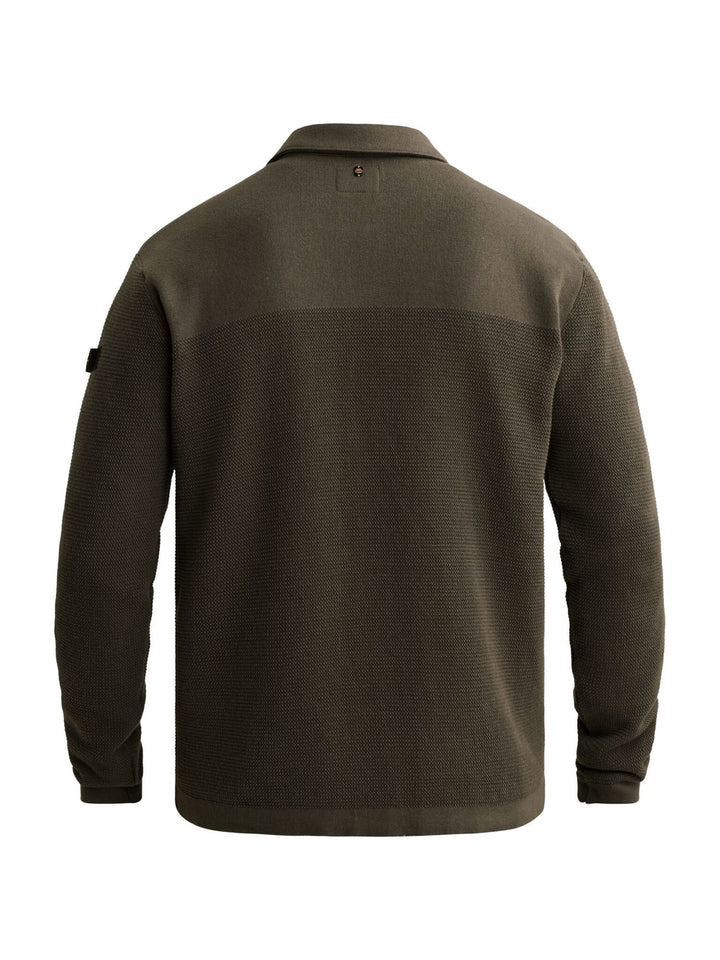 PME-Legend PKC2609352 vest gebreid heren donkergroen