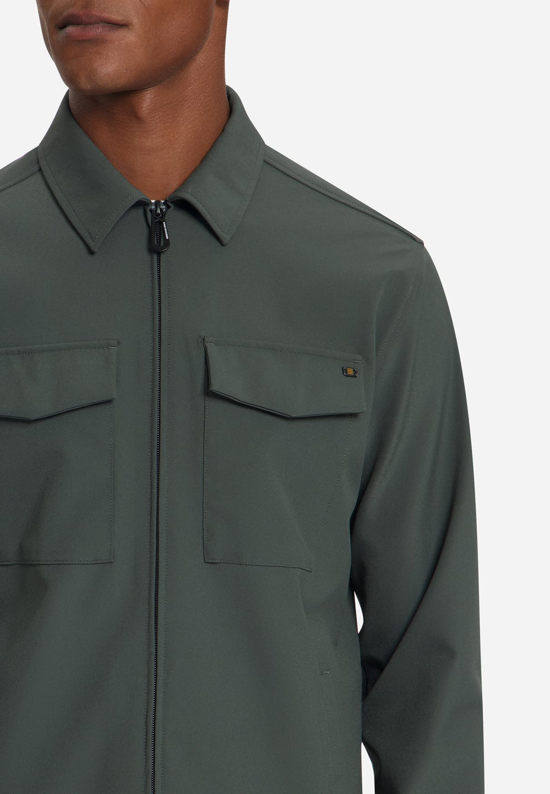 No excess N5104 overhemd l/m grijs – heren