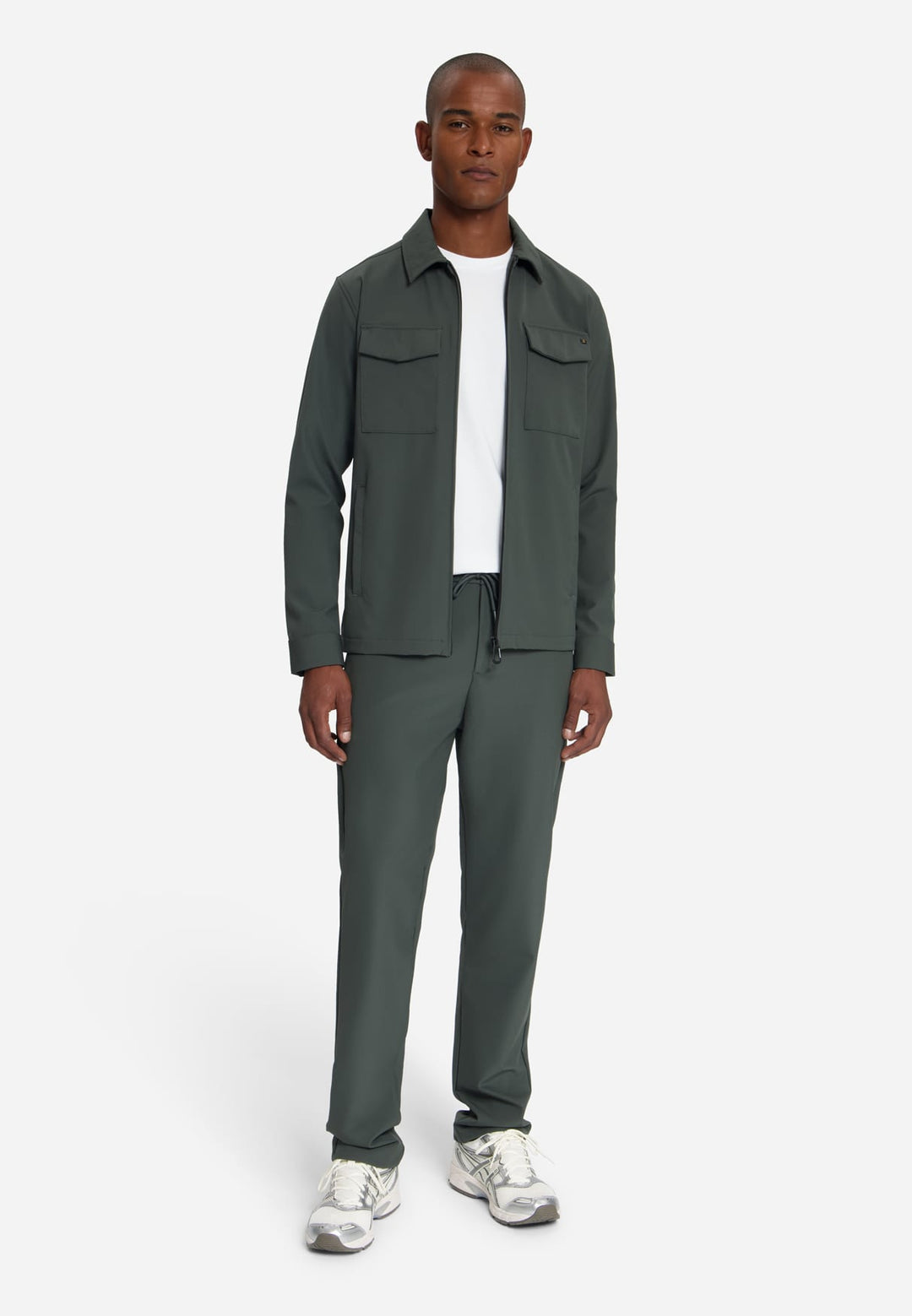 No excess N5104 overhemd l/m grijs – heren