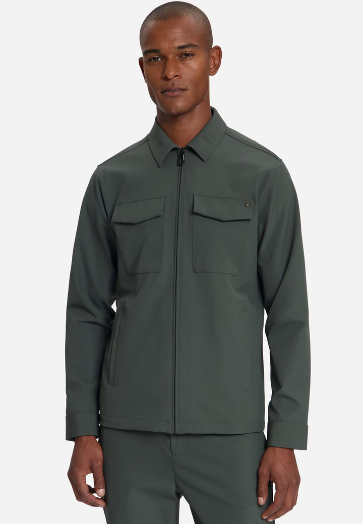 No excess N5104 overhemd l/m grijs – heren