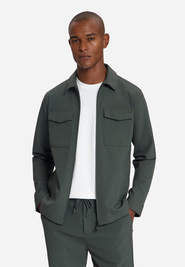 No excess N5104 overhemd l/m grijs – heren