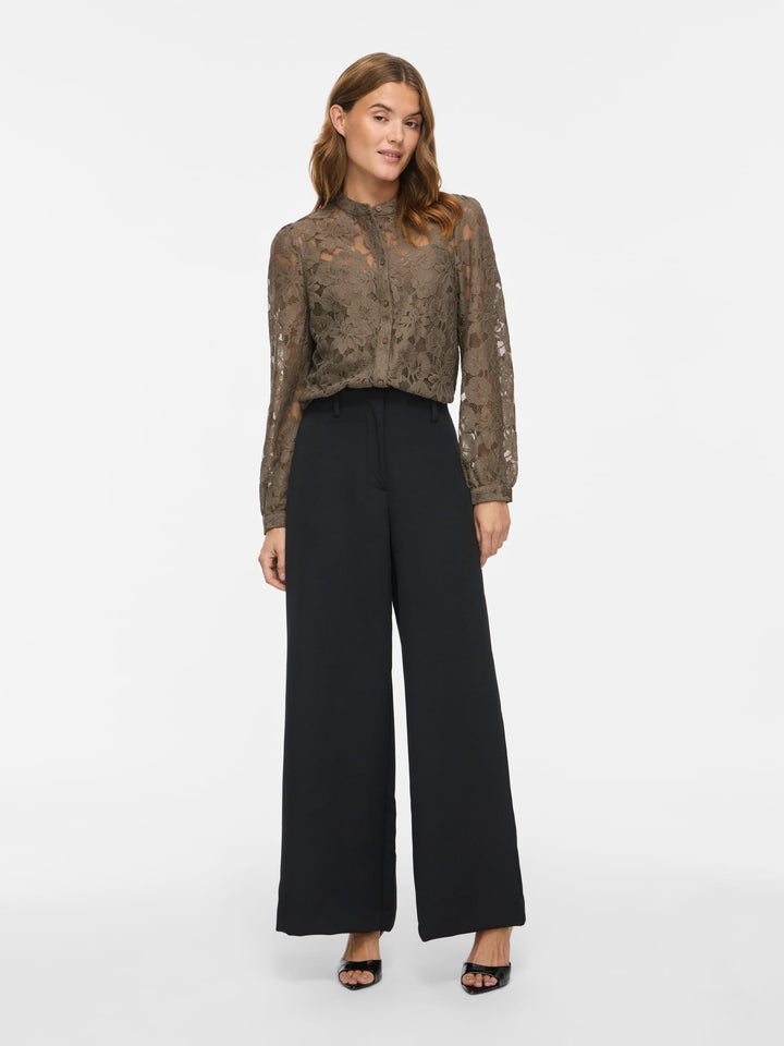 Vila 14121352 Sala blouse l/m dames taupe