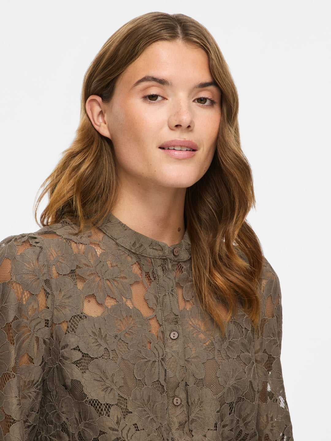 Vila 14121352 Sala blouse l/m dames taupe