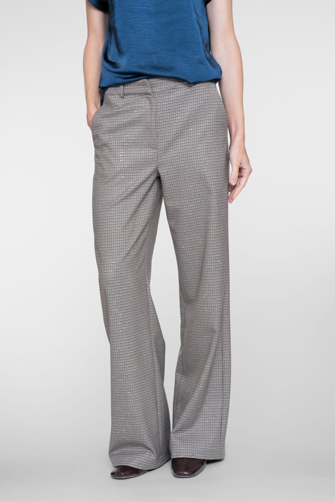 Geisha dames 61900-20 lange broek bruin dessin