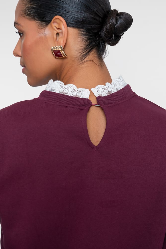 Geisha 62860-41 sweater dames bordeaux
