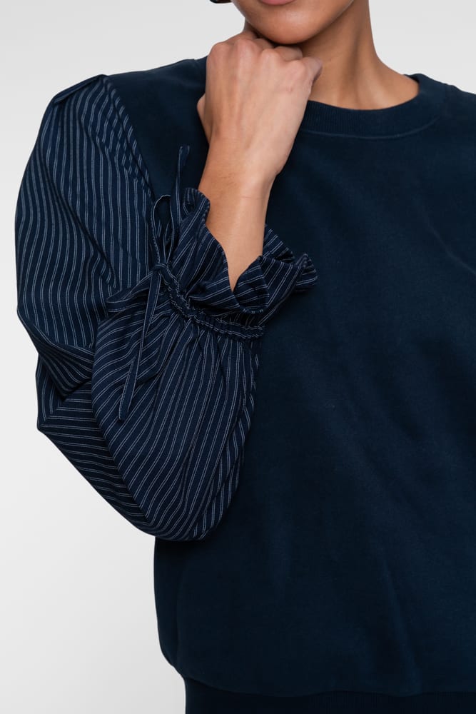 Geisha 62846-21 sweater dames blue denim - Navy