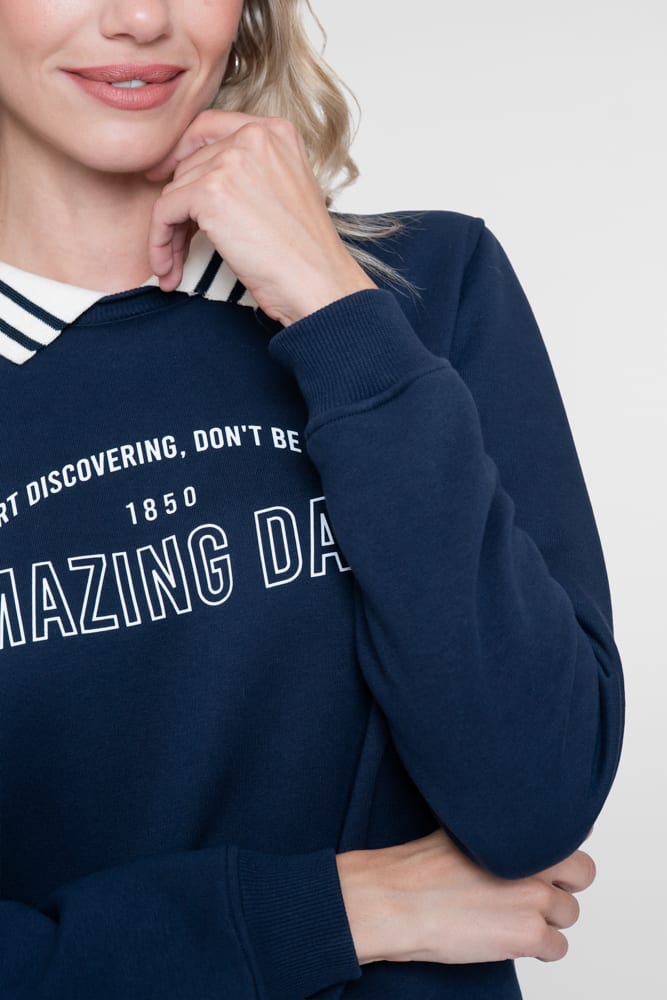Geisha 62862-41 sweater dames navy