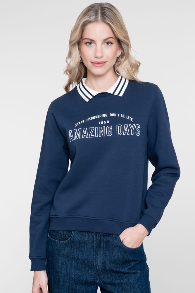 Geisha 62862-41 sweater dames navy