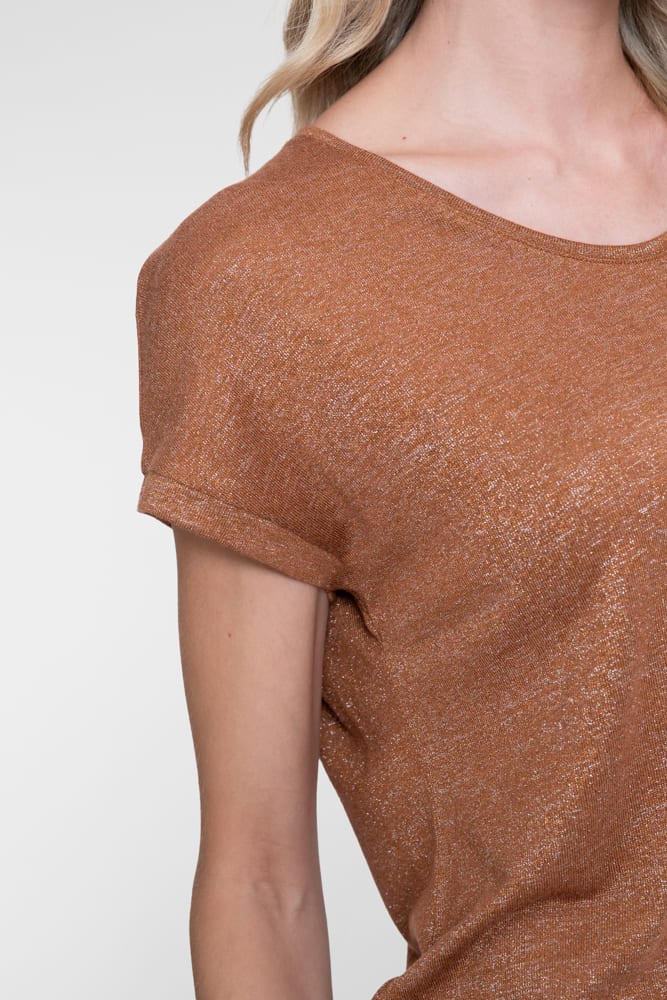 Geisha 62873-24 t-shirt k/m dames camel