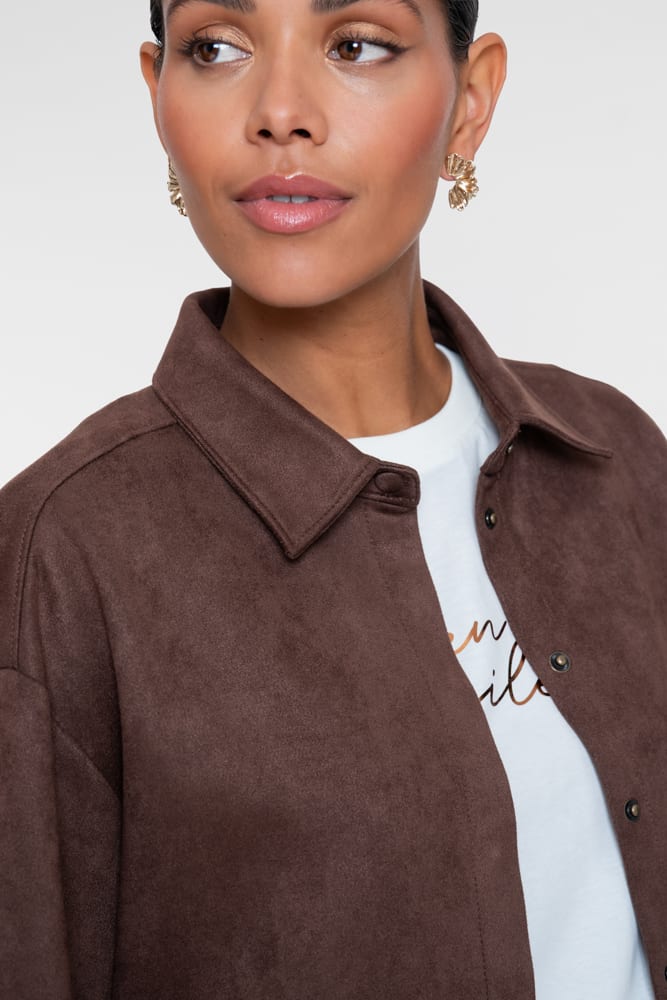 Geisha 63840-19 blouse l/m dames bruin