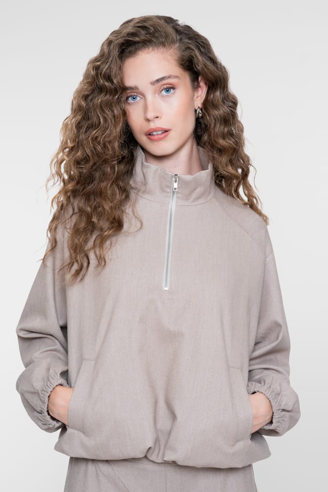Geisha 62891-26 sweater dames taupe