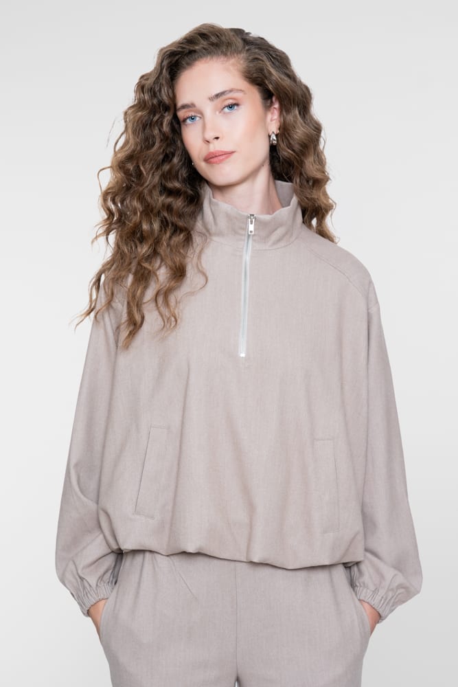 Geisha 62891-26 sweater dames taupe