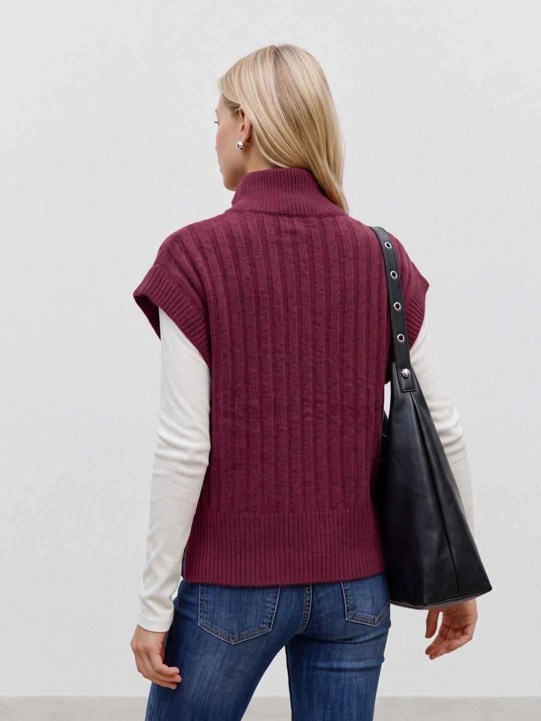 VERO MODA 10347170 Bang vest gebreid fuchsia – dames