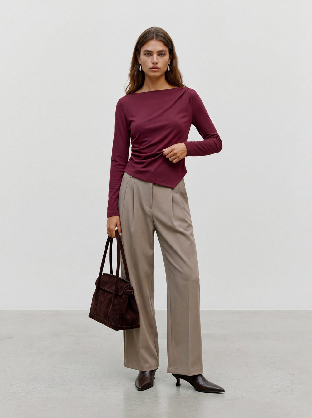 VERO MODA 10348523 mille blouse bordeaux