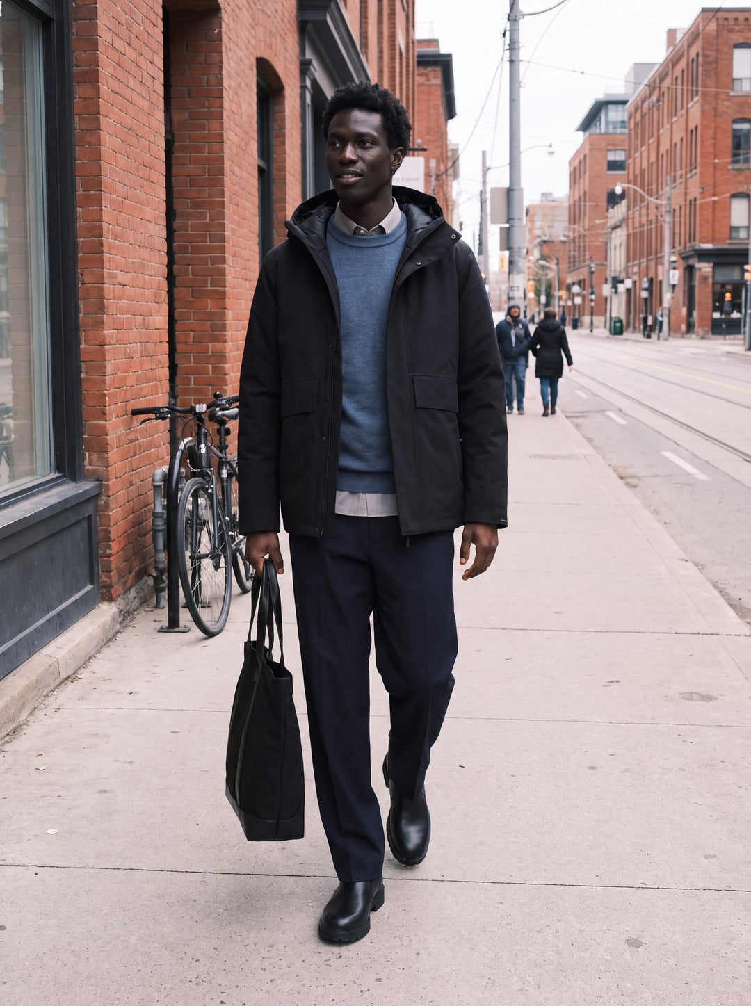 Jack &amp; Jones Blamilano sweater navy – heren