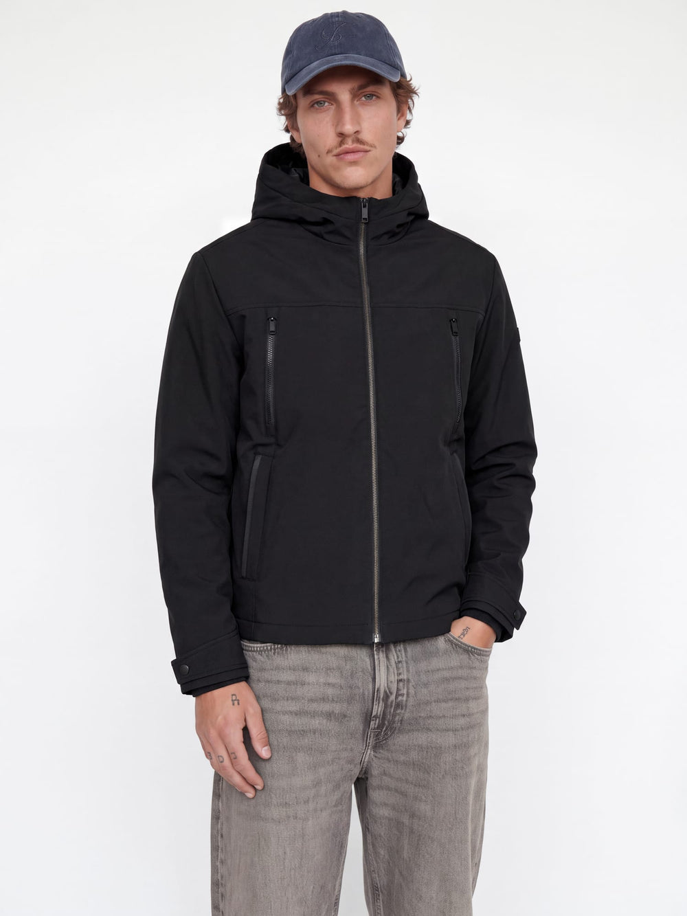 Jack & Jones 12298741 Clark winterjas zwart – heren