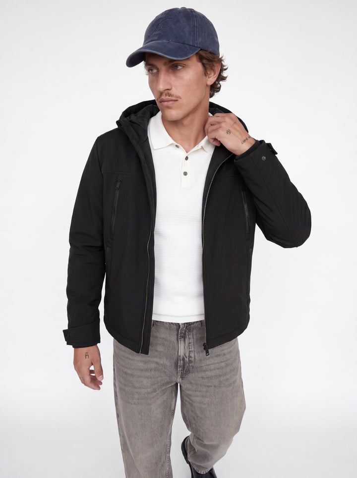 Jack &amp; Jones 12298741 Clark winterjas zwart – heren