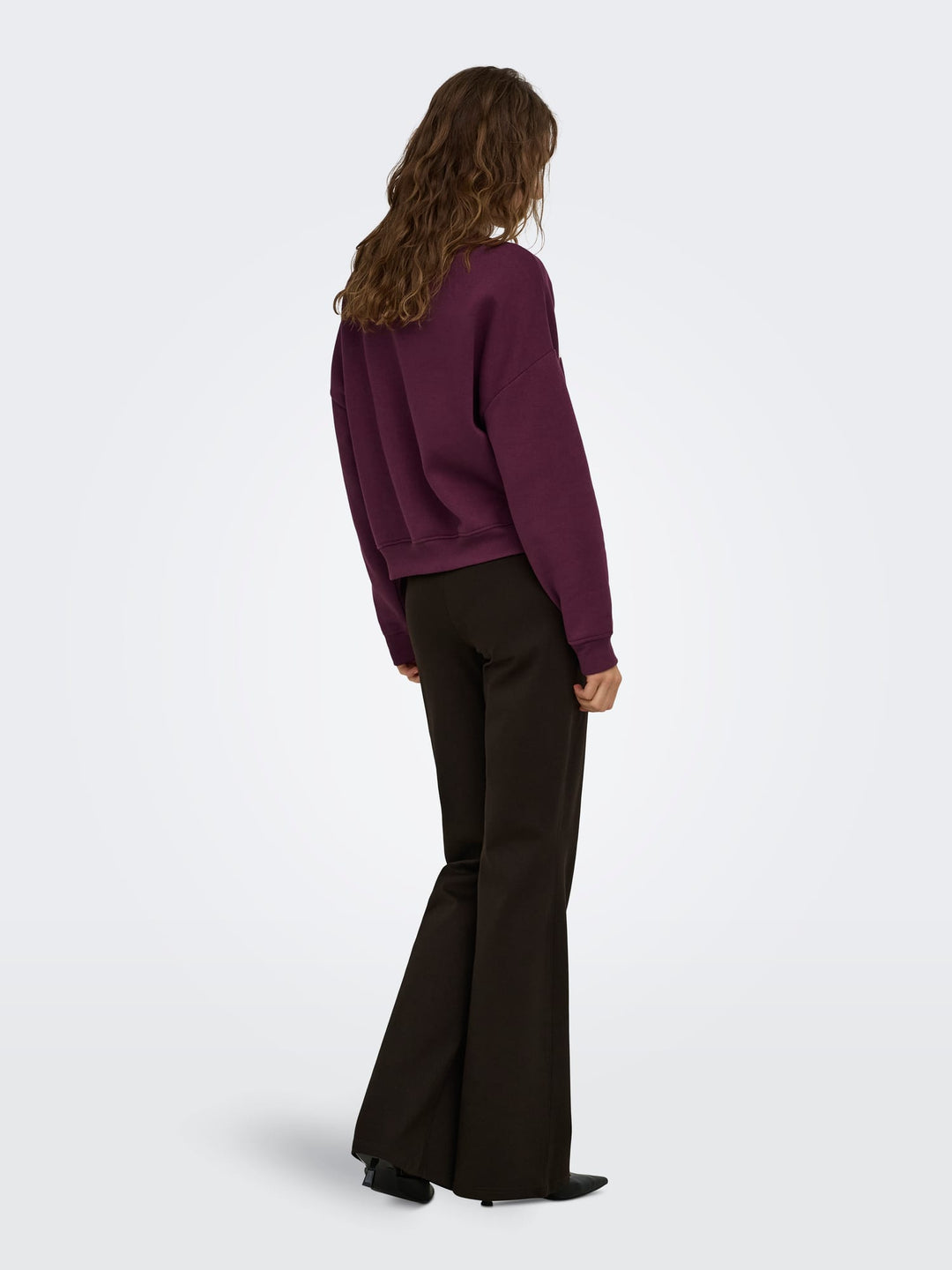Only 15254183 Sweat bordeaux – dames