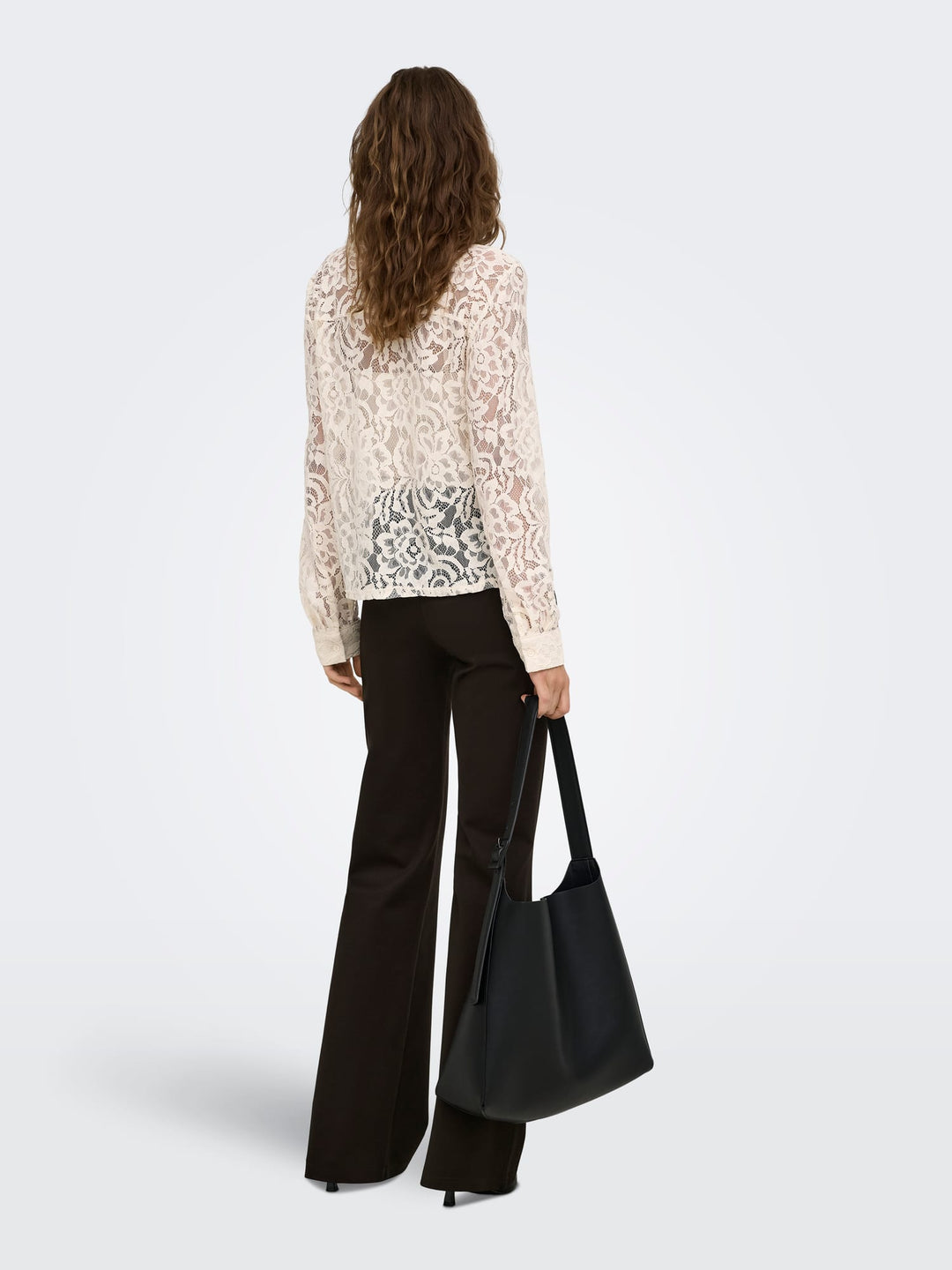 Only blouse l/m dames off-white