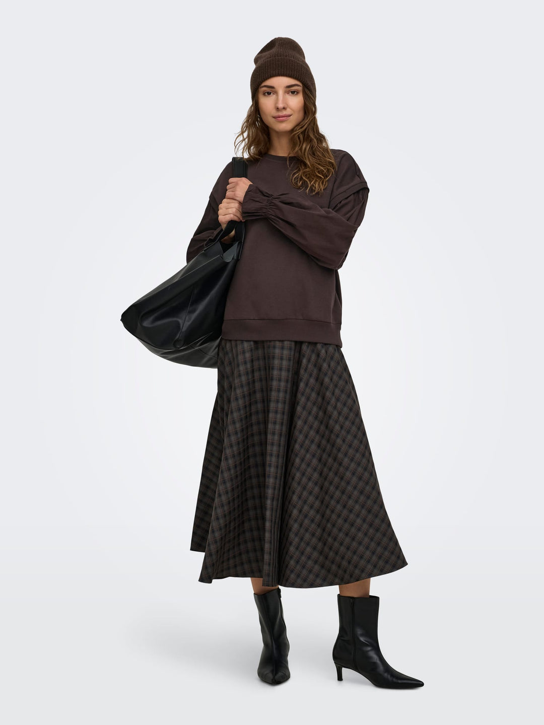 Only sweater bruin – dames