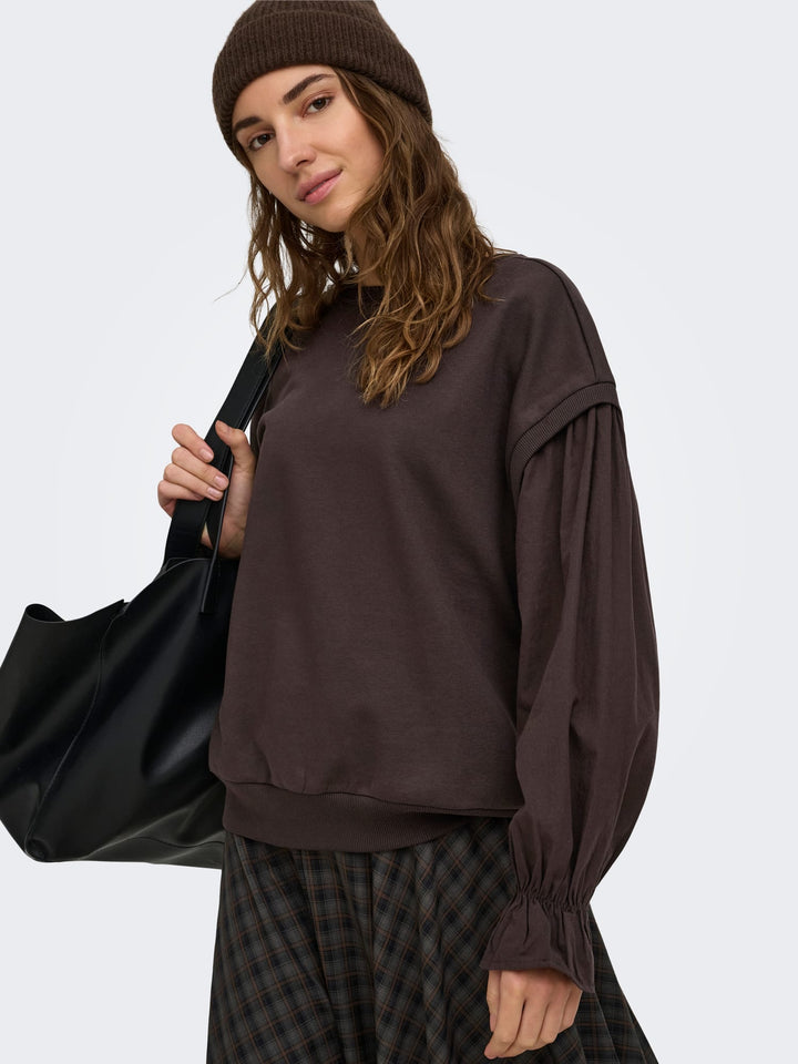 Only sweater bruin – dames