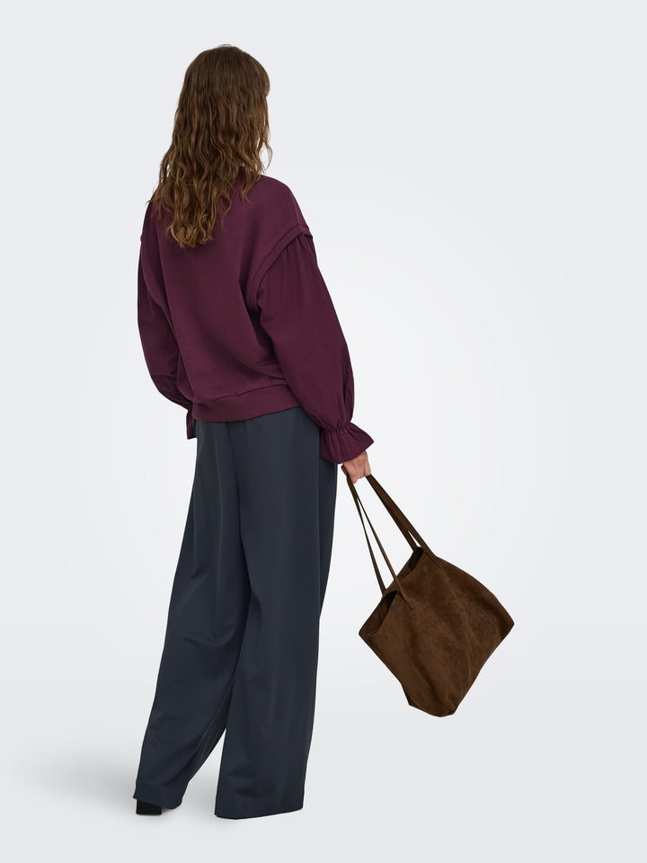 Only sweater dames bordeaux – 15383958 Lin