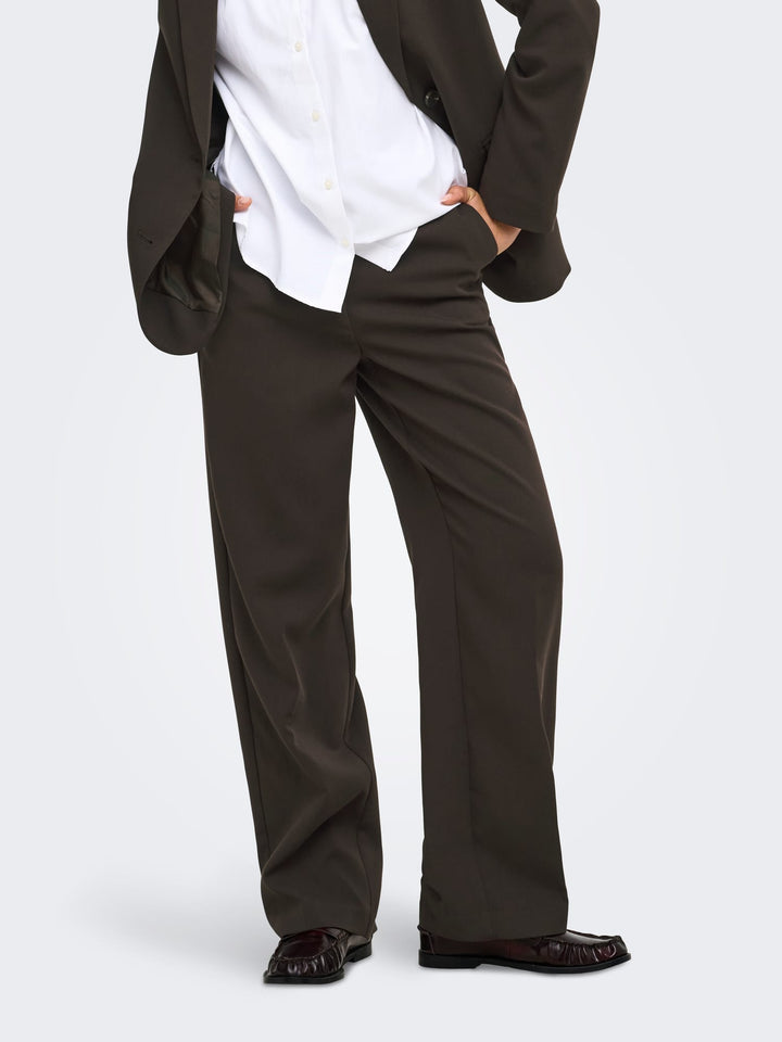 jacqueline de yong 15379719 Viv lange broek dames bruin - L32