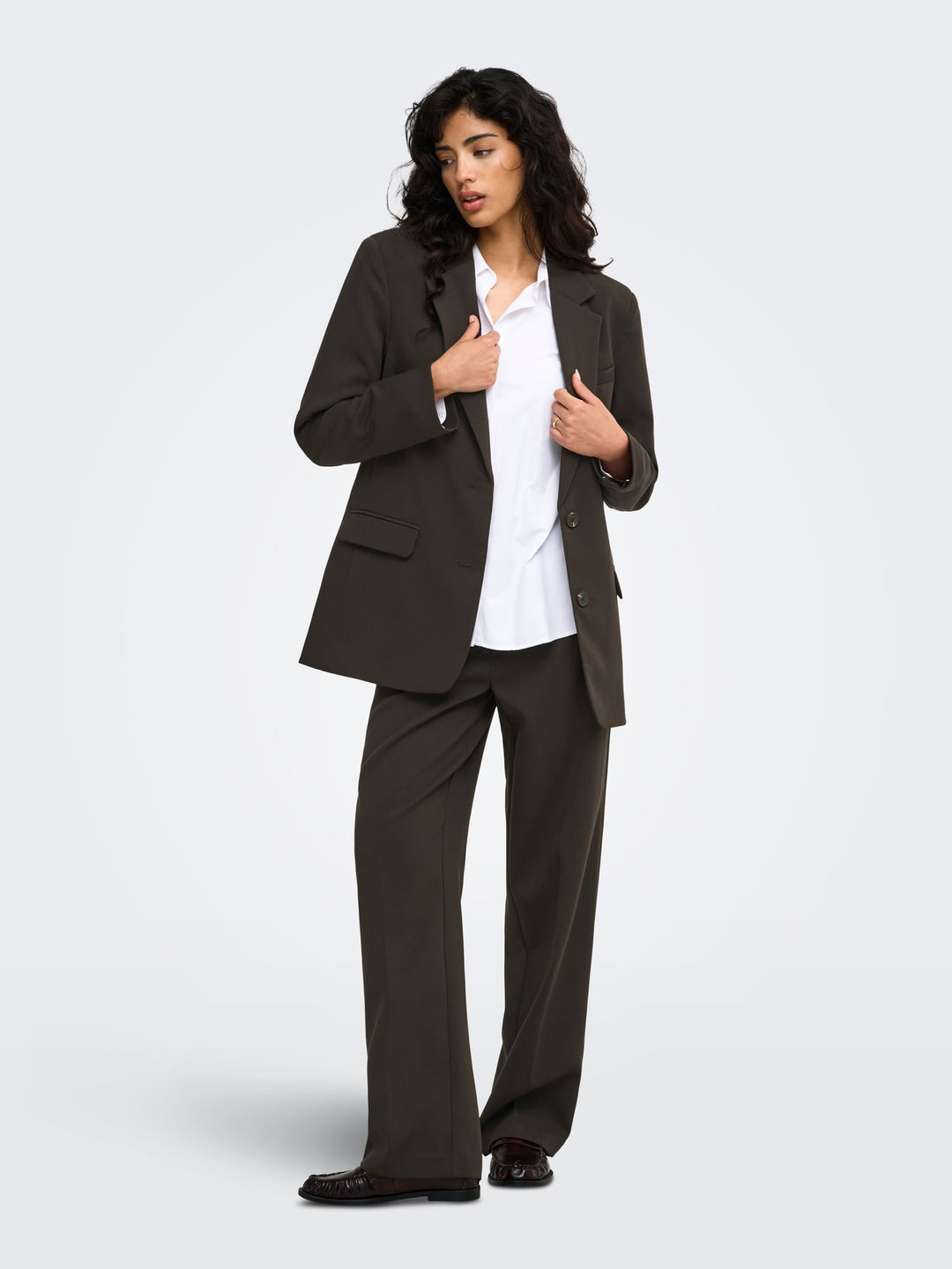 jacqueline de yong 15379719 Viv lange broek dames bruin - L32