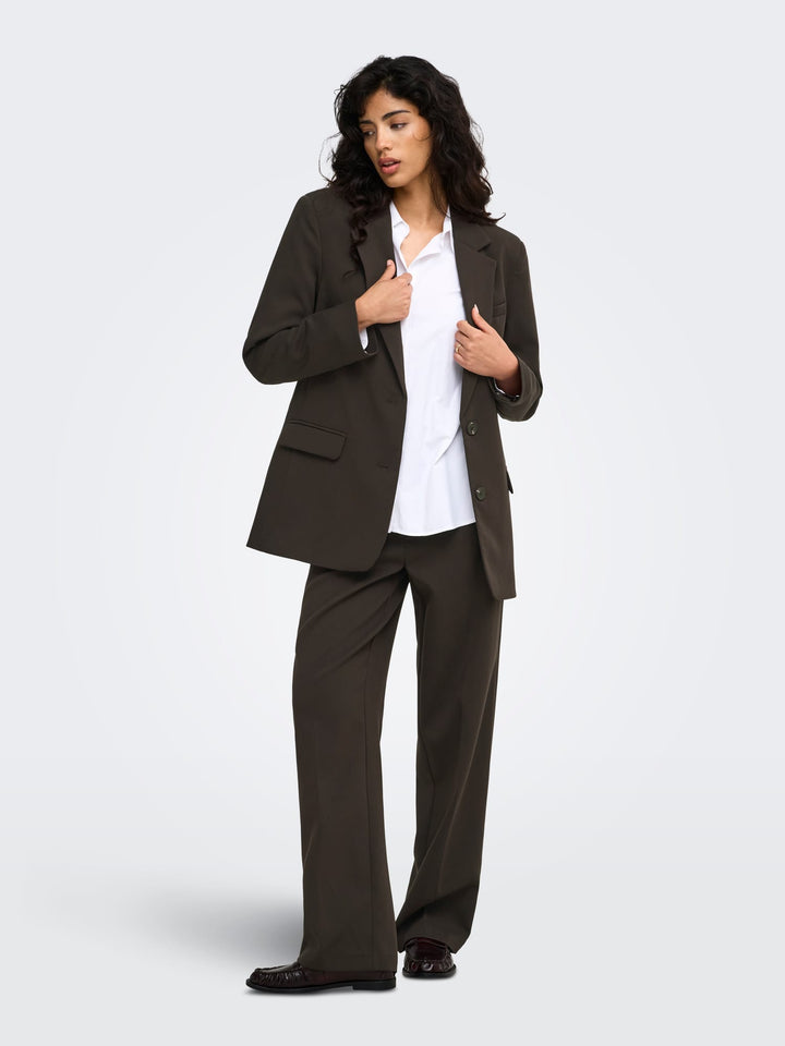 jacqueline de yong 15379719 Viv lange broek dames bruin - L32