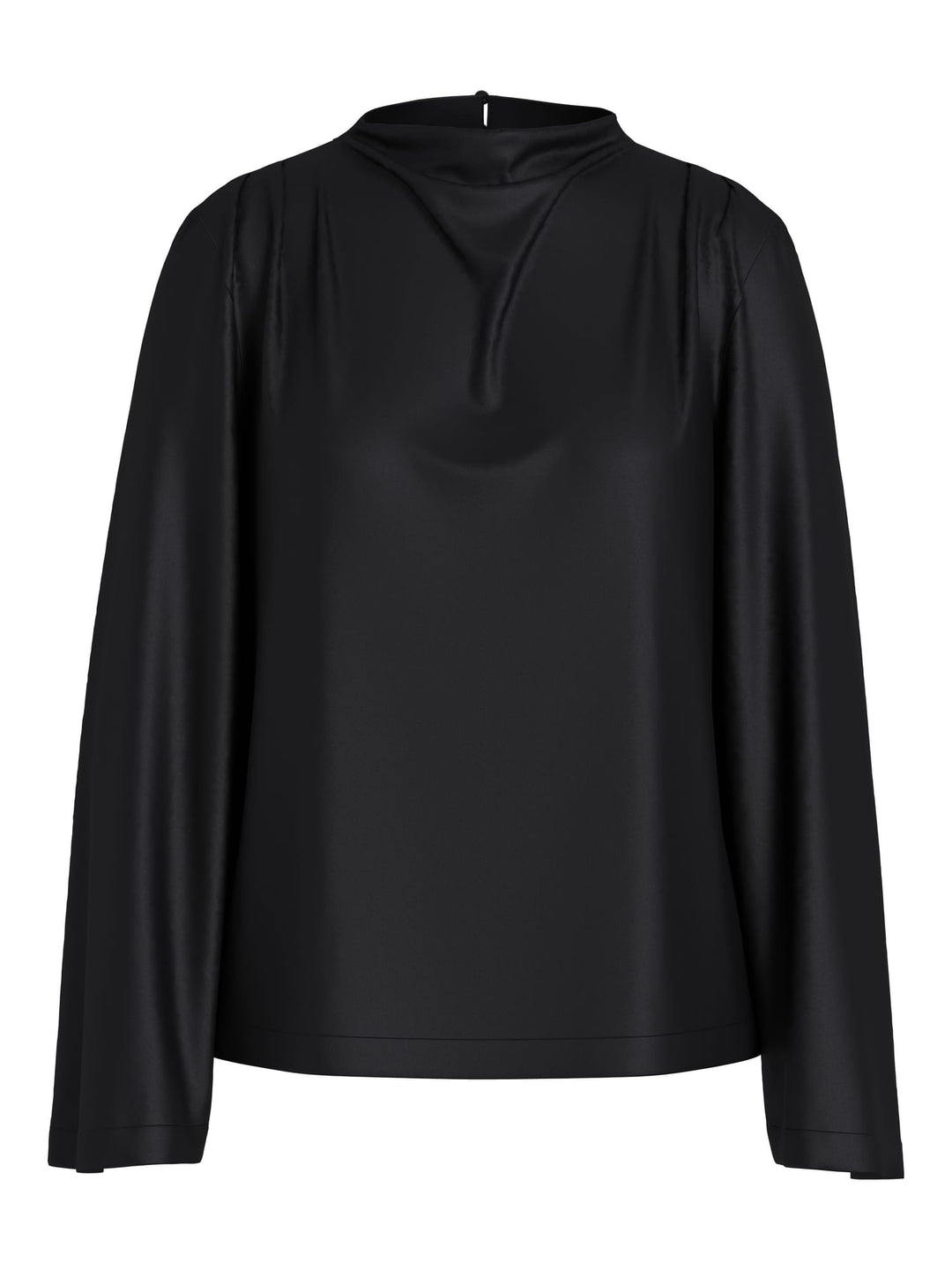 Vila 14122076 Lanna blouse l/m zwart – dames