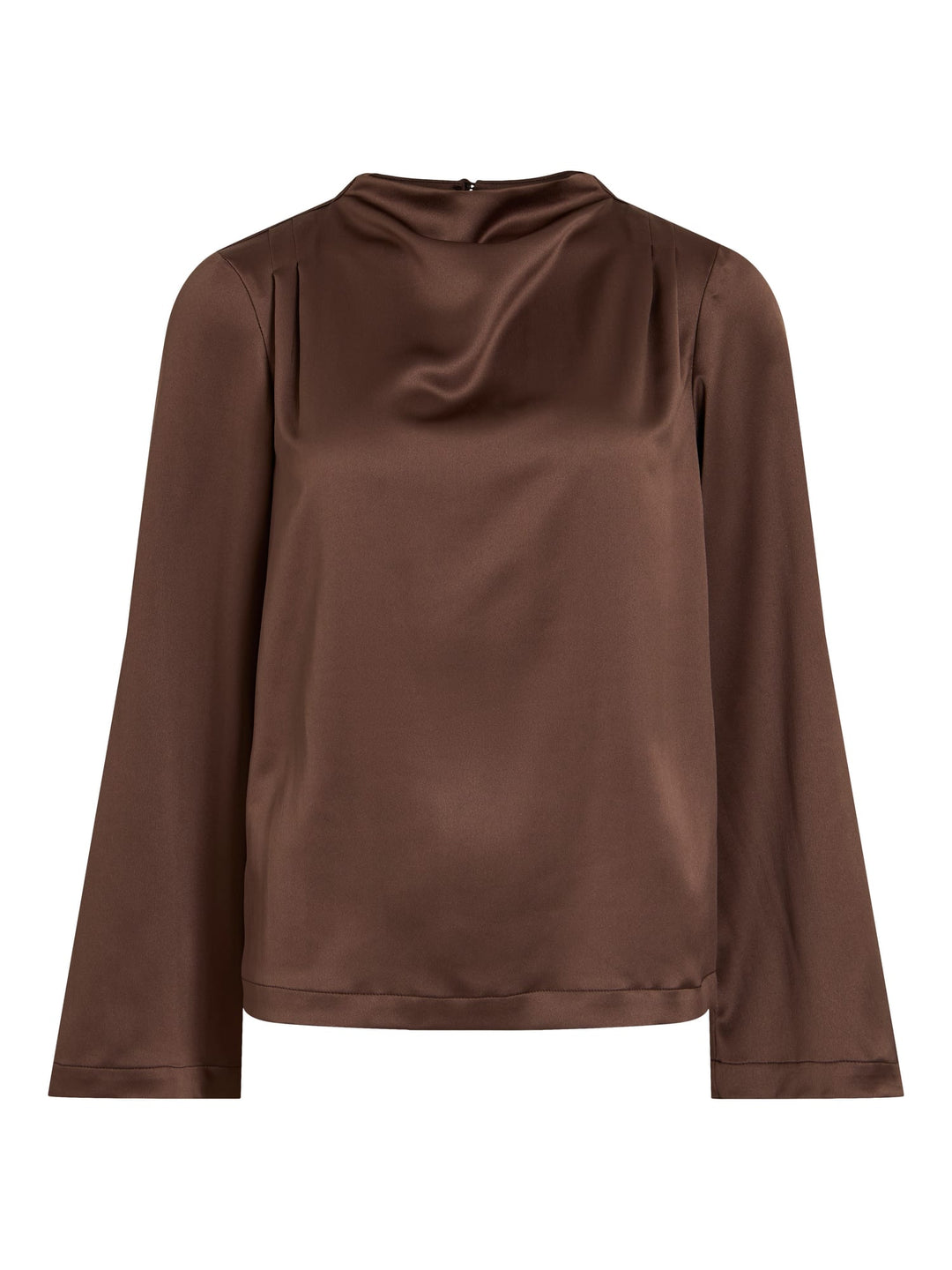 Vila 14122076 Lanna blouse l/m bruin