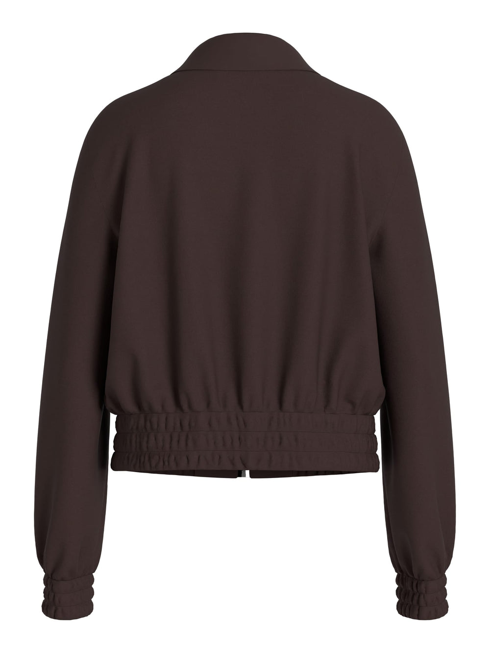 Vila 14122438 Clua blouse z/m dames bruin
