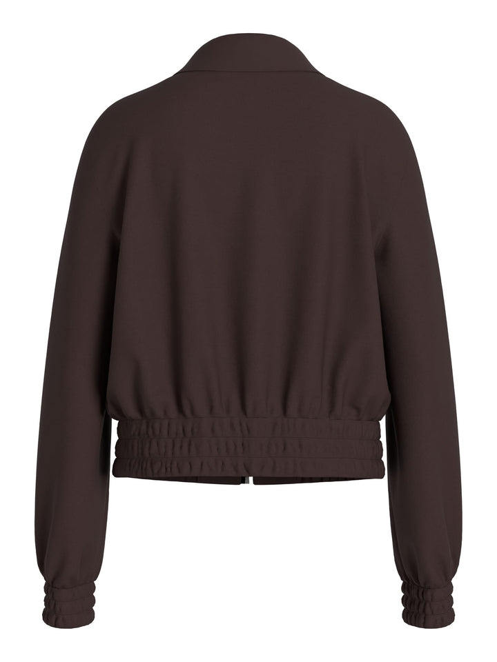 Vila 14122438 Clua blouse z/m dames bruin