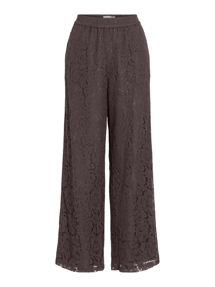 Vila 14115081 Oline lange broek dames bruin