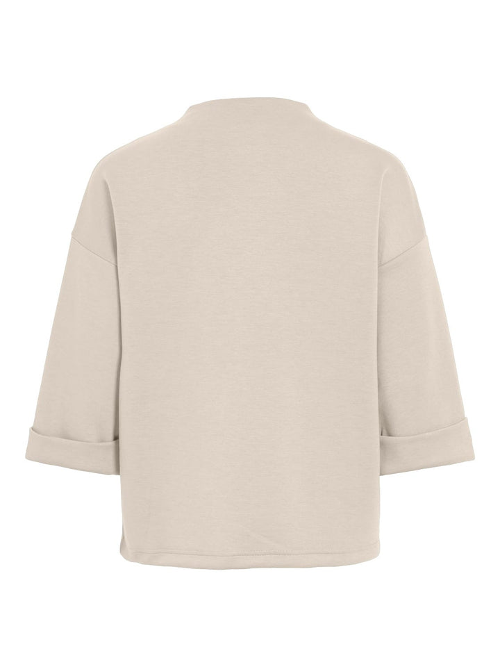 Vila 14117356 Siffi sweater dames beige