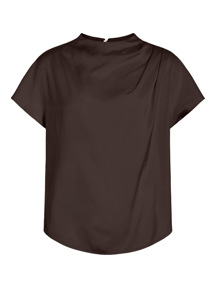 Vila 14110140 Elmina top k/m dames bruin
