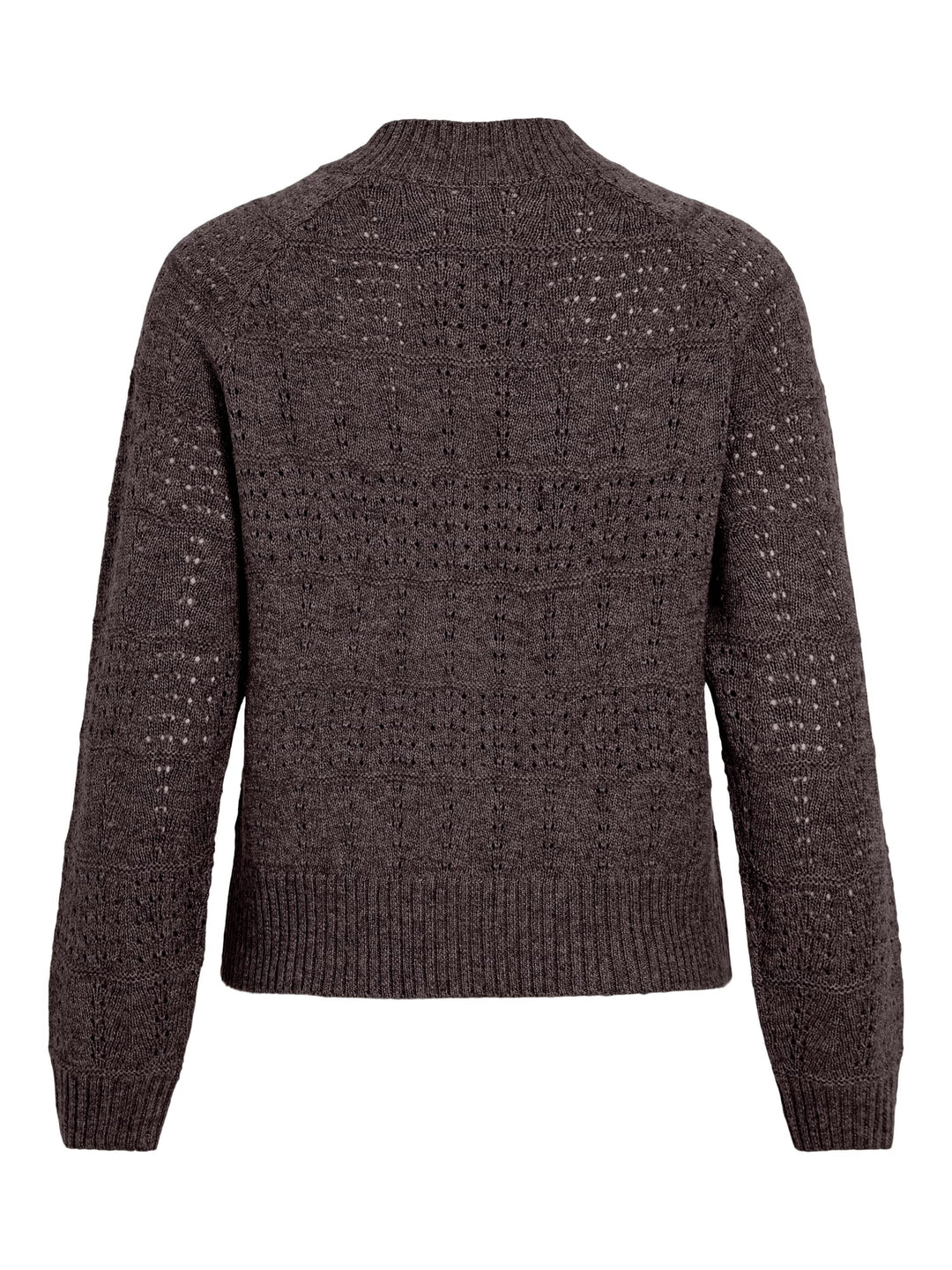 Vila 14119130 Sapna gebreid vest bruin melee