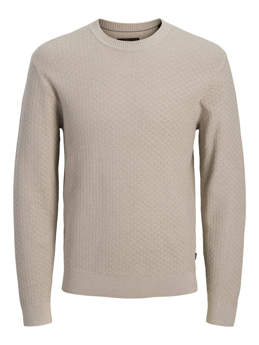 Jack &amp; Jones 12305682 stanley trui zand – heren