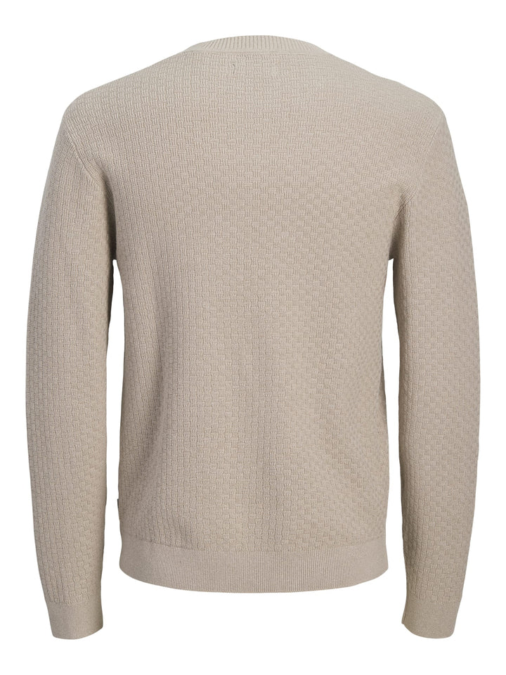 Jack &amp; Jones 12305682 stanley trui zand – heren