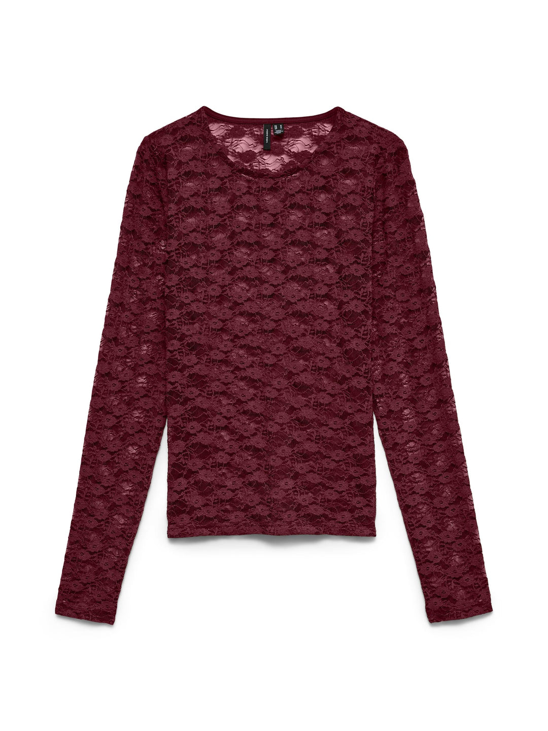 VERO MODA 10351517 Bonita top l/m bordeaux