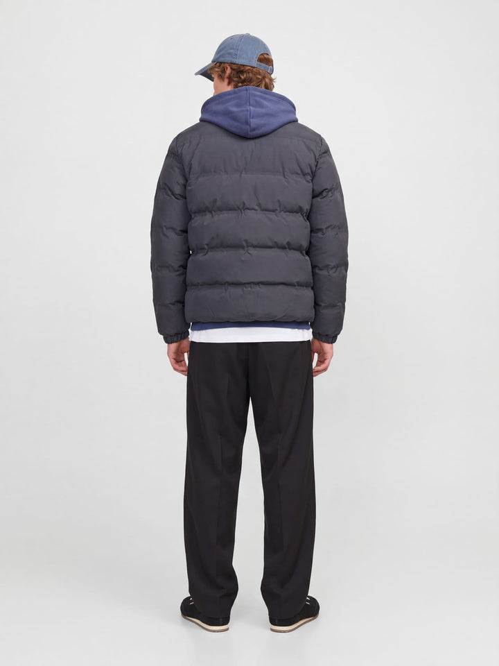 Jack &amp; Jones 12298804 sage winterjas antraciet – heren