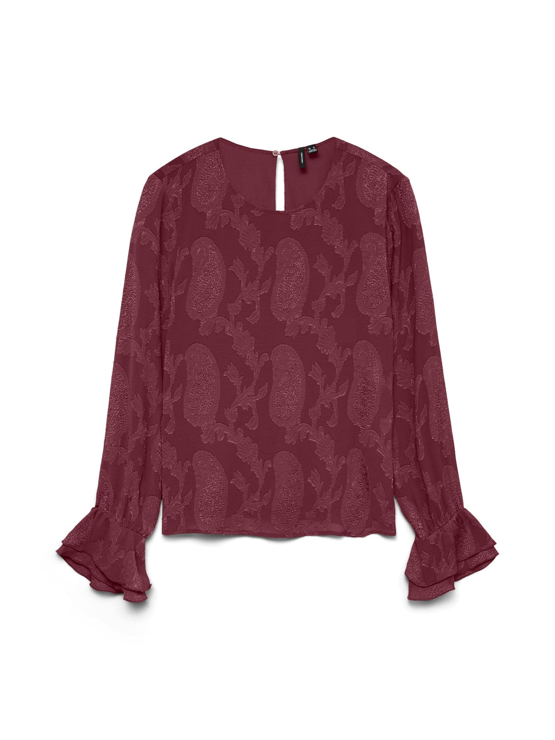 VERO MODA 10335512 Mishi top l/m bordeaux