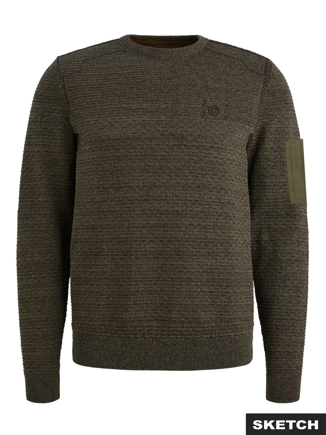 Jack &amp; Jones 12313164 League trui donkergroen – heren