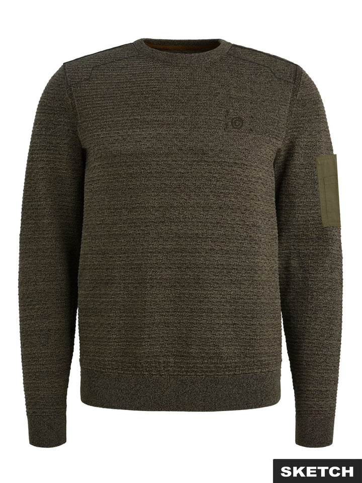 Jack &amp; Jones 12313164 League trui donkergroen – heren