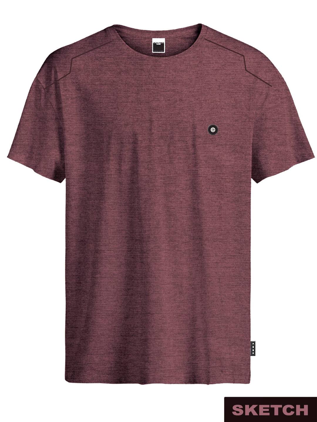 Jack &amp; Jones Puffer T-shirt Paars Melee – heren